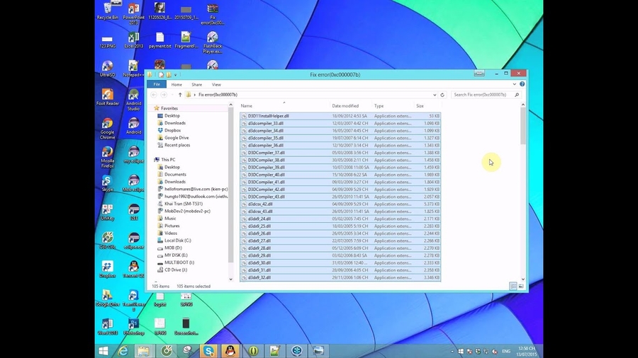 0xc00007b error download zip